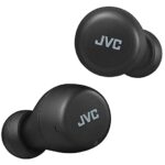JVC Écouteurs sans Fil Gumy Mini, Petits Intra Auriculaires, Léger, Bluetooth 5.1, Résistance à l'eau (IPX4), Autonomie longue durée (jusqu'à 15 Heures) - HA-Z55T-B (Noir)