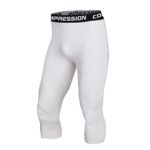 JungerhouseLegging de Sport Homme Collant Running Fitness Pantalon de Compression Base Layer pour Jogging Cyclisme Basketball