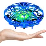 Kizmyee UFO Mini Drone, Drone pour Enfants Enfants Jouet Main Capteur Quadcopter Infrarouge Induction Volant Jouet Cadeaux pour Garçons Filles Intérieur Extérieur Avions pour Enfants Débutants