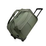 KonoSac de Voyage à roulettes 55L Pliable Valise Souple Trolley à roulettes 56x30x33cm, Vert