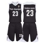 LAIFUPersonnalisé Maillot De Basket Enfant Homme Nom Numéro Débardeur et Ensemble Court Ensemble Basketball Enfant