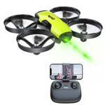 Loolinn | Drone avec caméra comme cadeau pour enfants – Mini drone télécommandé, First Person View drone (FPV) avec vidéo et photos / 21 minutes de temps de vol (trois piles fournies)
