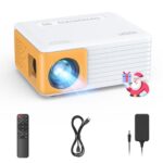 Mini Projecteur, 6500 Lumens Vidéoprojecteur Portable 1080P Full HD Soutien, YOTON Y3 Rétroprojecteur Home Cinéma Compatible avec Smartphone HDMI USB TV Box Firestick PS5, Cadeau pour Les Enfants.
