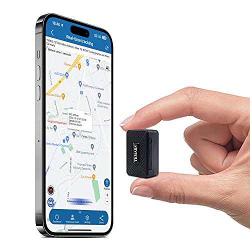 TKMARS Mini GPS Tracker – Sans abonnement – Suivi en temps réel