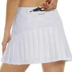 MoFizJupe Short Tennis Femme Sport Golf Mini Jupe Plissée Courte avec Poche Skort