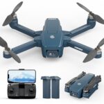 Moteur Brushless Drone Caméra 1080P HD Drone, 90° Ajustable Camera électriquement, Vitesse Max 40km/h, avec Positionnement par Flux Optique, FPV Quadcopter pour Adultes et Débutants, 2Batteries