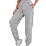 NadeerPantalons de Survêtement Femme Sport Pantalon de Jogging Lâche Entraînement Bas Pantalon avec Poches Casual Automne Hiver Fitness Pantalon avec Ceinture Elastique,Cravate Pieds