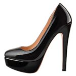 Only makerEscarpins à talons hauts classiques avec talon Stiletto - Chaussures tendance pour femme - Pour mariage, fête, bal - En cuir synthétique - Blanc