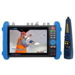 Outil de test de caméra IP IPC-9800MOVTADHS Plus Testeur de caméra IP analogique multifonctionnel Moniteur à écran tactile IPS de 7'' 8MP SDI TVI AHD CVI TDR OPM VFL POE Testeur de vidéosurveillance