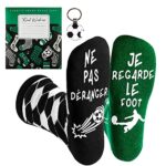 RITOSTAChaussettes Fantaisie Homme Coton Chaussette Homme Amusantes à Motifs Chaussettes Sport Drole Cadeau Hommes Funny Socks Unisex Pour Les Fans de Football Papa Mari Femme