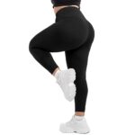 SINOPHANTLegging de sport pour femme - Taille haute - Grandes tailles - Pour la gym et l'extérieur