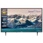 SMART TECH TV LED Full HD 43 Pouces (109cm) 43FN10T2 Triple Tuner Dolby Audio H.265 HDMI USB, Modèle 2022