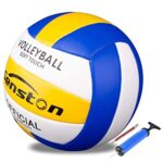 Senston Ballon de Volley, Ballon de Beach-Volley Soft Touch pour Extérieur et Intérieur