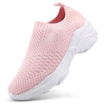 SisttkeFemmes Baskets Chaussure de Course Running Fitness Gym Sport Air Athlétique Respirantes Marche Knit Confortable Sneakers Outdoor