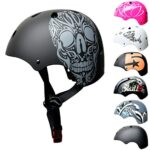 SkullCap® Skateboard & BMX Casque De Vélo pour Enfantes et Adultes Casque Trottinette Electrique