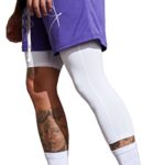 SmatstyleLegging Homme 3/4 Sport Pantalon de Compression pour Hommes 3/4 Une Jambe Basketball Pantalon de Compression Base Layer Running Fitness