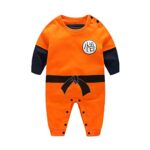 SxkayxrGrenouillère inspirée de Goku pour nouveau-né, garçon et fille