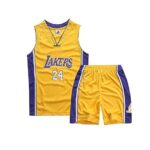 TYTFMaillot de basketball, sans manches, en maille, gilet uniforme, haut et short, ensemble de vêtements d'été, pour enfant garçon de 1 à 15 ans
