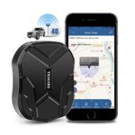 Traqueur GPS Voiture 4G Aimant Antivol avec APP sans Abonnement Suivi en Temps Réel Multiples Alarmes Traceur GPS Étanche pour Moto Camping Car Bateau TK905