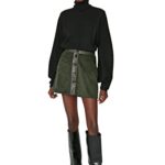 TrendyolMini Jupe Trapèze Tissée pour Femme