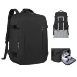 VMIKIVBagage Cabine 45x36x20 pour Easyjet Sac à Dos Voyage Cabine Avion Femme 32L Bagage à Main sous Le Siège Imperméable pour Ordinateur Portable 15,6 Pouces,Valise Cabine avec Port de Charge USB