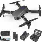 Weinsamkeit Drone avec Caméra, Drone RC Quadricoptère FPV WiFi Télécommandé, Mode sans Tête, Maintien d'Altitude, 360° Flips, Réglage de Vitesse, Radiocommandés Drone Camera pour Enfant ou Débutant