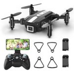 Wipkviey T25 drone avec camera - Mini drones Fpv HD 1080P pour enfants adultes débutants, Avec une touche décollage/atterrissage, Flip 3D, Commande vocaleCapteur de gravité, Contrôle gestuel