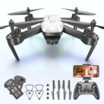 Wipkviey T6 drone avec camera - Drones Fpv HD 1080P pour enfants adultes débutants, Avec vidéo en direct WiFi, maintien de l'altitude, Flip 3D, capteur de gravité, Contrôle gestuel, Commande vocale