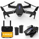 X9 GPS Drone avec Caméra 4K, Pliable Quadricoptère Télécommandé avec Follow Me, 5GHz Videos Transmission, Mode sans Tête, pour les Adultes ou les débutants (2 Batteries+Valise de Transport), X-IMVNLEI