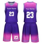 XYXYMMXYXYMM Maillot de Basket Maillots de Basket-Ball personnalisés garçons et Filles avec numéro de nom Chemises et Shorts de Maillot de Basket-Ball Ensemble de Deux pièces (Color : E), M