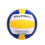 YANYODO Ballon de Beach Volley,Ballon de Volley,Soft Touch pour Adultes et Enfants Taille Officielle 5