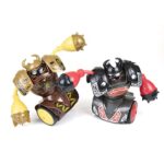 YCOO Silverlit Pack 2 Robots Kombat Viking Télécommandé - Jouet pour Enfant dès 5 Ans - Facile à déballer-14cm- Avance Et Frappe Ton Adversaire pour Le Mettre au Sol -Emballage Ecologique