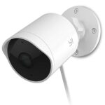 YI Caméra de Surveillance WiFi Étanche IP65, HD 1080p Extérieure Caméra Sécurité AI Détection de Personnes, détection de Mouvement, Audio bidirectionnel,Vision Nocturne