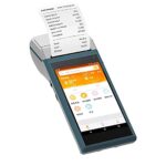 YINHA Imprimante De Reçu De Terminal avec Écran De 5,5 Pouces, Android 7.1 Point De Vue De Poche PDA, Terminal De Paiement Intelligent, Prend en Charge 4G WiFi BT4.0 NFC La Communication
