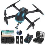 ZWOOS Drone avec Caméra 720P, Transmission FPV, Quadricoptère RC avec 10 Minutes de Temps de Vol, évitement Automatique des Obstacles, Adapté aux Débutants