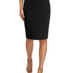 oodji UltraFemme Jupe Crayon Basique