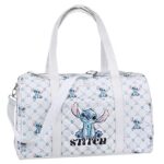 sarcia.euStitch Disney Sac de Voyage Femme Blanc, spacieux 45x28x22cm