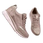 vokkrvFemme Chaussures De Course Running Baskets Chaussure De Sport Outdoor Fitness Gym Fermeture Éclair Sneakers Casual Confortable Chaussures