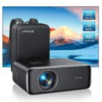 【Auto Focus/Keystone】 Vidéoprojecteur WiFi Bluetooth 20000 Lumens Full HD 1080P, WiMiUS Projecteur 4K Supporté Fonction Zoom RétroProjecteur WiFi 6 Home Cinéma pour Phone/ Fire Stick/ PS5 HDMI AV USB