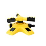 Arroseur Automatique,Arroseur de Jardin,3 Embouts pelouse arroseurs,360 ° Rotatif Automatique d'eau Arroseur Système Pulvérisateur d'eau Arroseur Arroseur réglable.