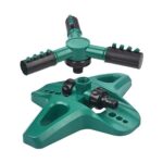 Arroseur de Jardin, 3 Embouts pelouse arroseurs, Arroseur Automatique, 360 ° Rotatif Automatique d'eau Arroseur Système Pulvérisateur d'eau Arroseur Arroseur réglable.