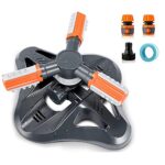 Arroseur de Jardin | Arroseur de Pelouse Automatique 360 ​​Rotatif Réglable Jardin Arroseur pour arroser Les Plantes ou Jouer en Plein air d'été