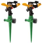 BKJJ Arroseur de pelouse, Arroseur de Jardin, Pulvérisateur d'eau Rotatif à 360 °, pour Jardin Extérieur l'arrosage des Fleurs des Plantes