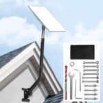 DriSubt Starlink Support mural long, support Starlink réglable, kit de montage Starlink avec adaptateur Starlink, support de toit Starlink