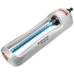 GRÜNTEK Asperseur Arroseur Oscillant Arrosage Automatique. Asperseur Pelouse et Surfaces rectangulaires Ampleur Jet 21x15 M