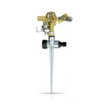 Latern Arroseur de Jardin Impulse, 360 Degrés à Toute épreuve Arroseur à Gazon Impact Pulvérisateur D'irrigation avec Metal Spike pour Arroser Les Plantes Fleurs Légumes