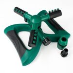 Ogeenier Arroseur de Jardin Arroseur Automatique Rotatif à 360 Degrés pour Le Jardin, la Pelouse avec Adaptateur de Tuyau