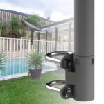 Support de tuyau pour mât d'antenne Starlink - Réglable en forme de U - Support Starlink - Support de montage pour toit d'antenne