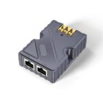 XLTTYWL Starlink Injecteur PoE 150 W GigE Passif ABS Protection contre les surtensions et ESD avec réseau haut débit, idéal pour Starlink Internet Kit Satellite, broche Dishy V2 48-57V/3A