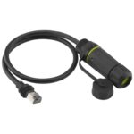 Lonlonty Starlink Ethernet Adapter pour câble Starlink Gen 3 Mini V3, Adaptateur Starlink SPX étanche RJ45 pour réseau externe câblé, connexion rapide et stable, antenne satellite Internet